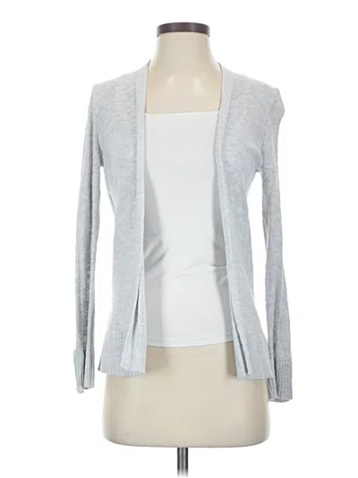 Pre-owned Gap Cardigan Sweater In Silver