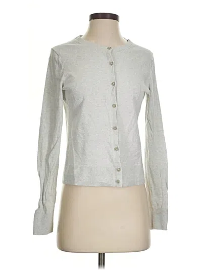 Pre-owned Gap Cardigan Sweater In Silver