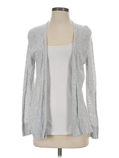 Pre-owned Gap Cardigan Sweater In Silver