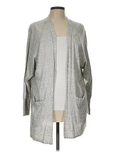 Pre-owned Gap Cardigan Sweater In Silver