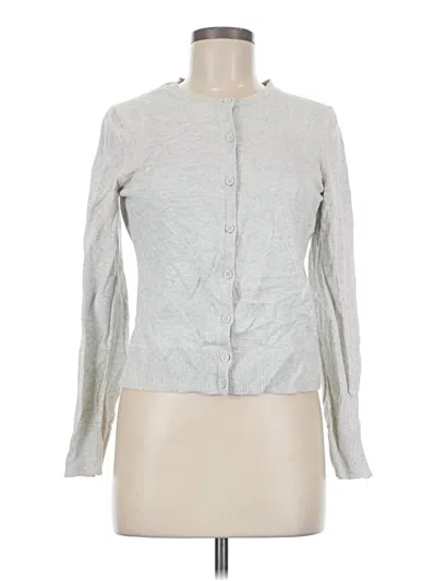 Pre-owned Gap Cardigan Sweater In Silver