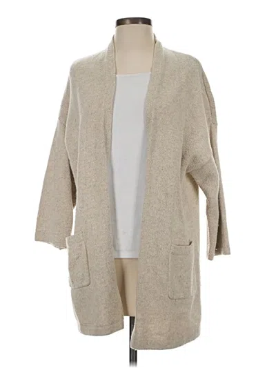 Pre-owned Gap Cardigan Sweater In Tan