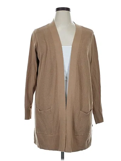 Pre-owned Gap Cardigan Sweater In Tan