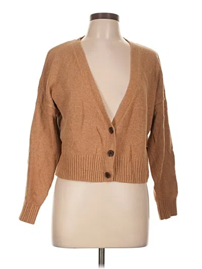 Pre-owned Gap Cardigan Sweater In Tan