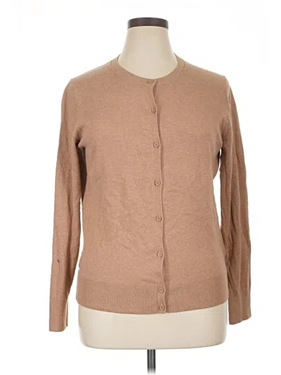 Pre-owned Gap Cardigan Sweater In Tan