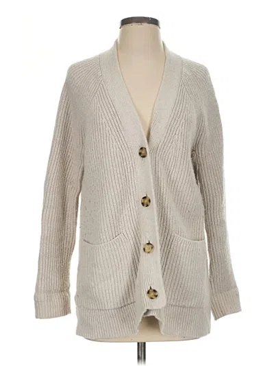 Pre-owned Gap Cardigan Sweater In Tan