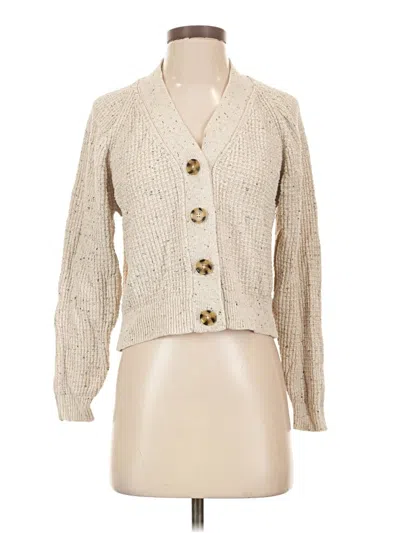 Pre-owned Gap Cardigan Sweater In Tan