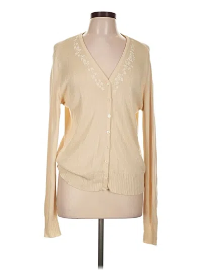 Pre-owned Gap Cardigan Sweater In Tan
