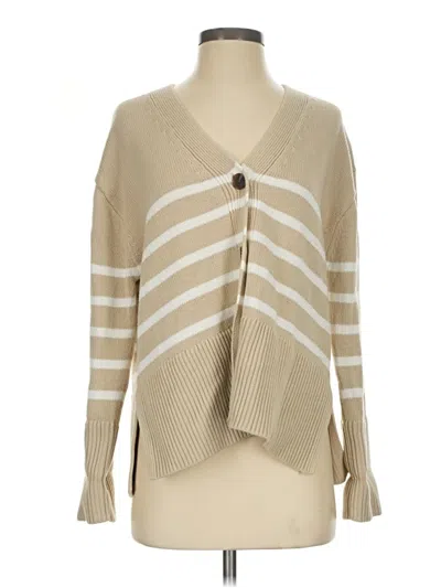Pre-owned Gap Cardigan Sweater In Tan