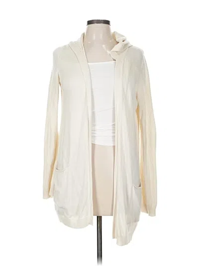 Pre-owned Gap Cardigan Sweater In White