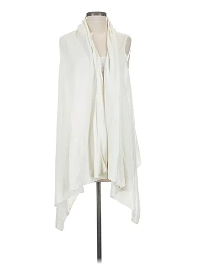 Pre-owned Gap Cardigan Sweater In White