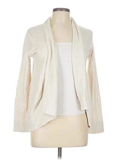 Pre-owned Gap Cardigan Sweater In White