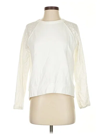 Pre-owned Gap Cardigan Sweater In White