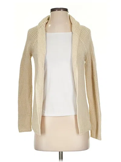 Pre-owned Gap Cardigan Sweater In White