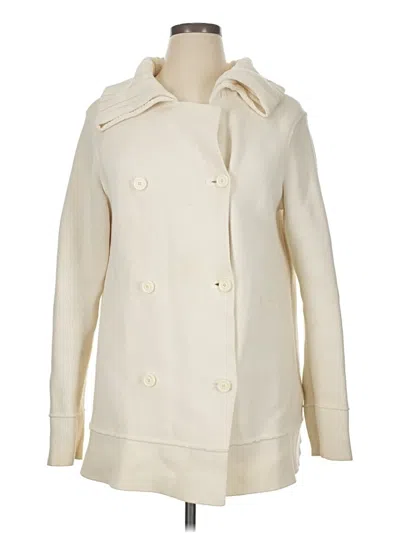 Pre-owned Gap Cardigan Sweater In White