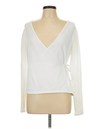 Pre-owned Gap Cardigan Sweater In White