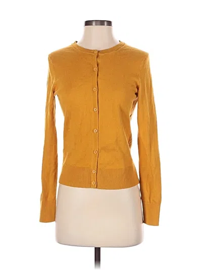 Pre-owned Gap Cardigan Sweater In Yellow