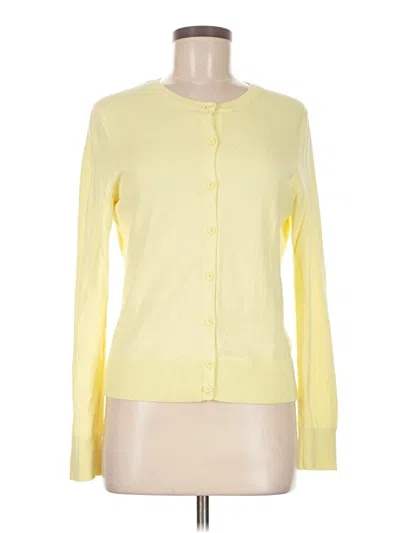 Pre-owned Gap Cardigan Sweater In Yellow