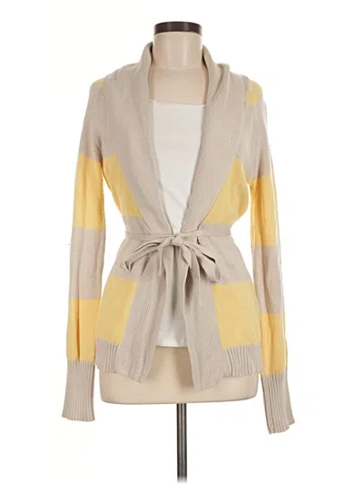 Pre-owned Gap Cardigan Sweater In Yellow