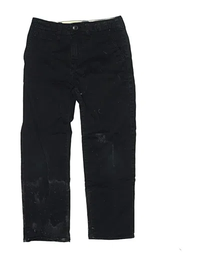 Pre-owned Gap Kids' Cargo Pants In Black