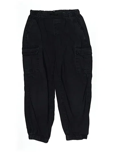 Pre-owned Gap Kids' Cargo Pants In Black