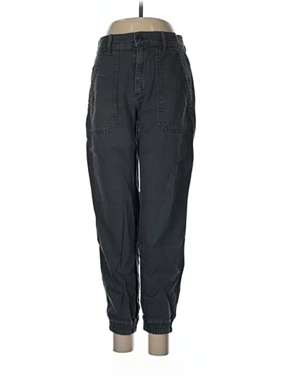Pre-owned Gap Cargo Pants In Black