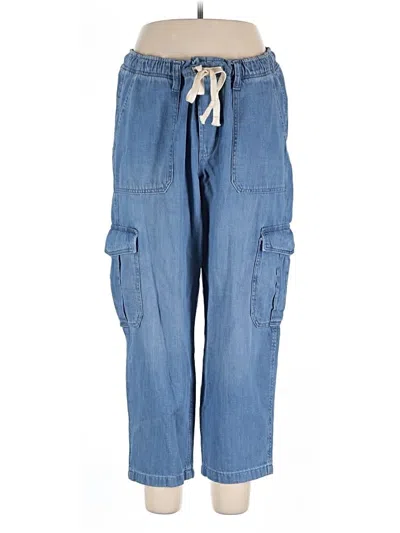 Pre-owned Gap Cargo Pants In Blue