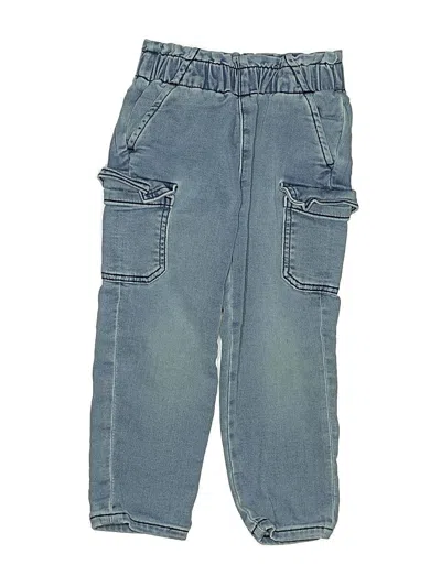 Pre-owned Gap Kids' Cargo Pants In Blue