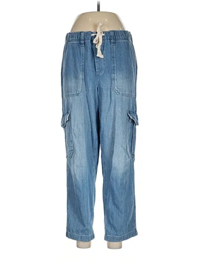Pre-owned Gap Cargo Pants In Blue