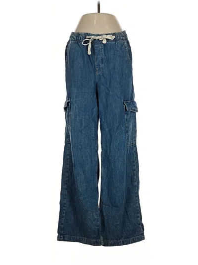Pre-owned Gap Cargo Pants In Blue