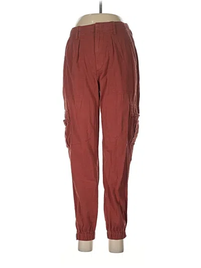 Pre-owned Gap Cargo Pants In Burgundy