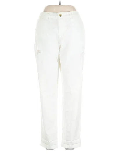 Pre-owned Gap Cargo Pants In White