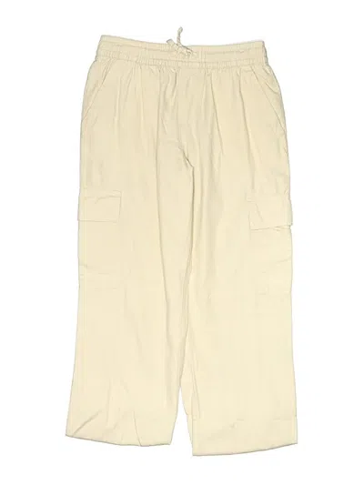 Pre-owned Gap Kids' Cargo Pants In White