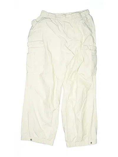 Pre-owned Gap Kids' Cargo Pants In White