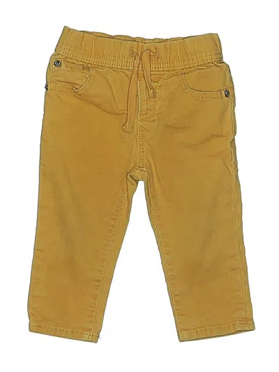 Pre-owned Gap Kids' Cargo Pants In Yellow