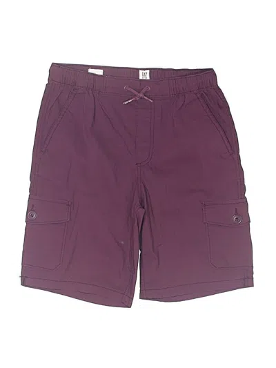 Pre-owned Gap Kids' Cargo Shorts In Purple