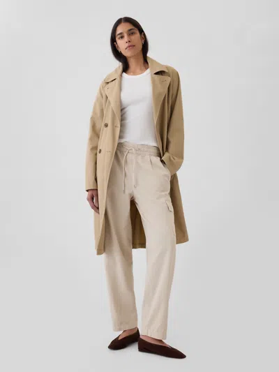 Gap Cargo Twill Easy Pants In Chino Beige
