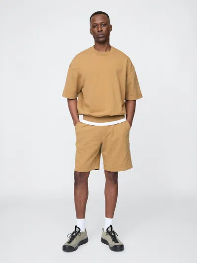 Gap Carpenter Sweat Shorts In Brown