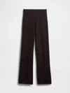 Gap Cashsoft Boot Sweater Pants In Brown
