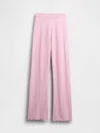 Gap Cashsoft Boot Sweater Pants In Pink