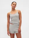 Gap Cashsoft Boucle Sweater Tank Top In Gray