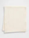 Gap Cashsoft Cable-knit Scarf In Neutral