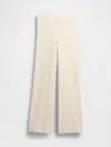 Gap Cashsoft Cable-knit Sweater Pants In White