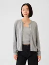 Gap Cashsoft Cardigan In Grey