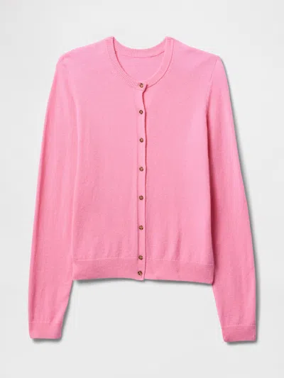Gap Cashsoft Cardigan In Parisian Pink