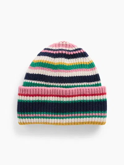 Gap Cashsoft Chunky Beanie In Crazy Stripe