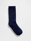 Gap Cable-knit Crew Socks In Blue