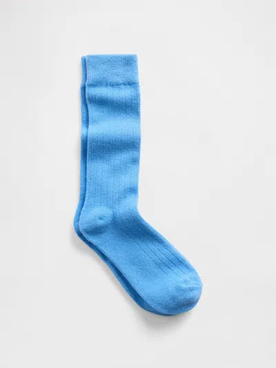 Gap Cashsoft Crew Socks In Blue