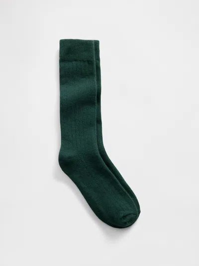 Gap Cashsoft Crew Socks In Green