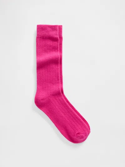 Gap Cashsoft Crew Socks In Pink